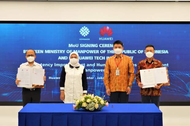 Huawei Gaet Kemnaker, Target Latih 100 Ribu Talenta Digital Indonesia