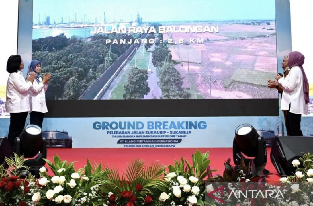 Pertamina lakukan “groundbreaking” area penyangga Kilang Balongan