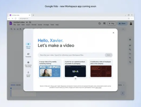 Google Vids, Rekomendasi AI untuk Bantu Kamu Buat Video