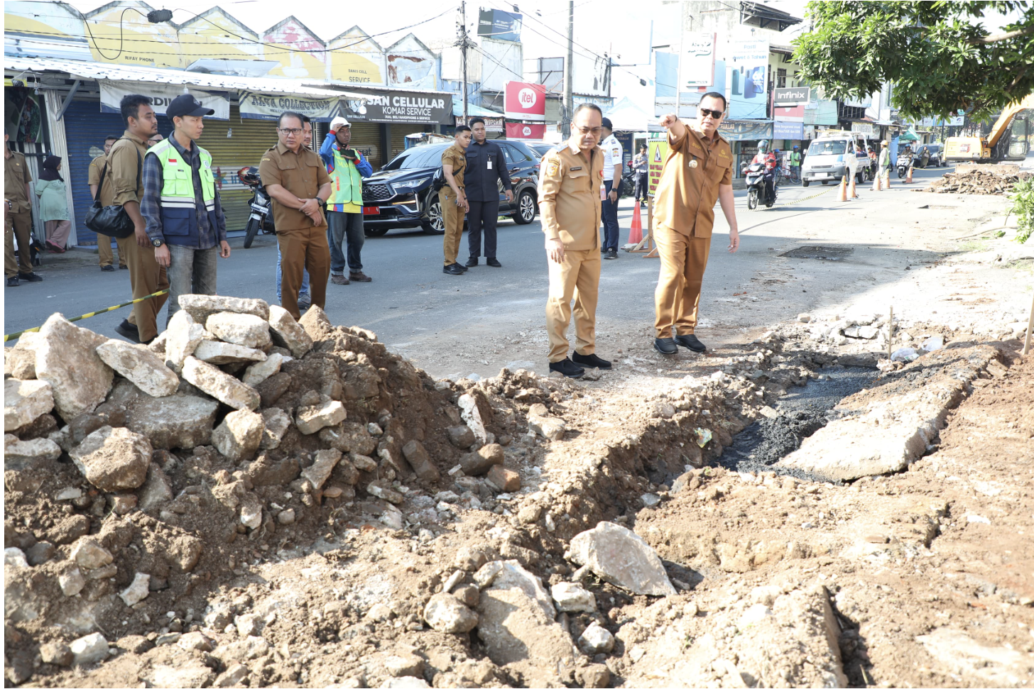 Intruksi Gubernur, Wali Kota Serang Tata Jalan Juhdi. Fokus pada Drainase dan Jalur Pedestrian